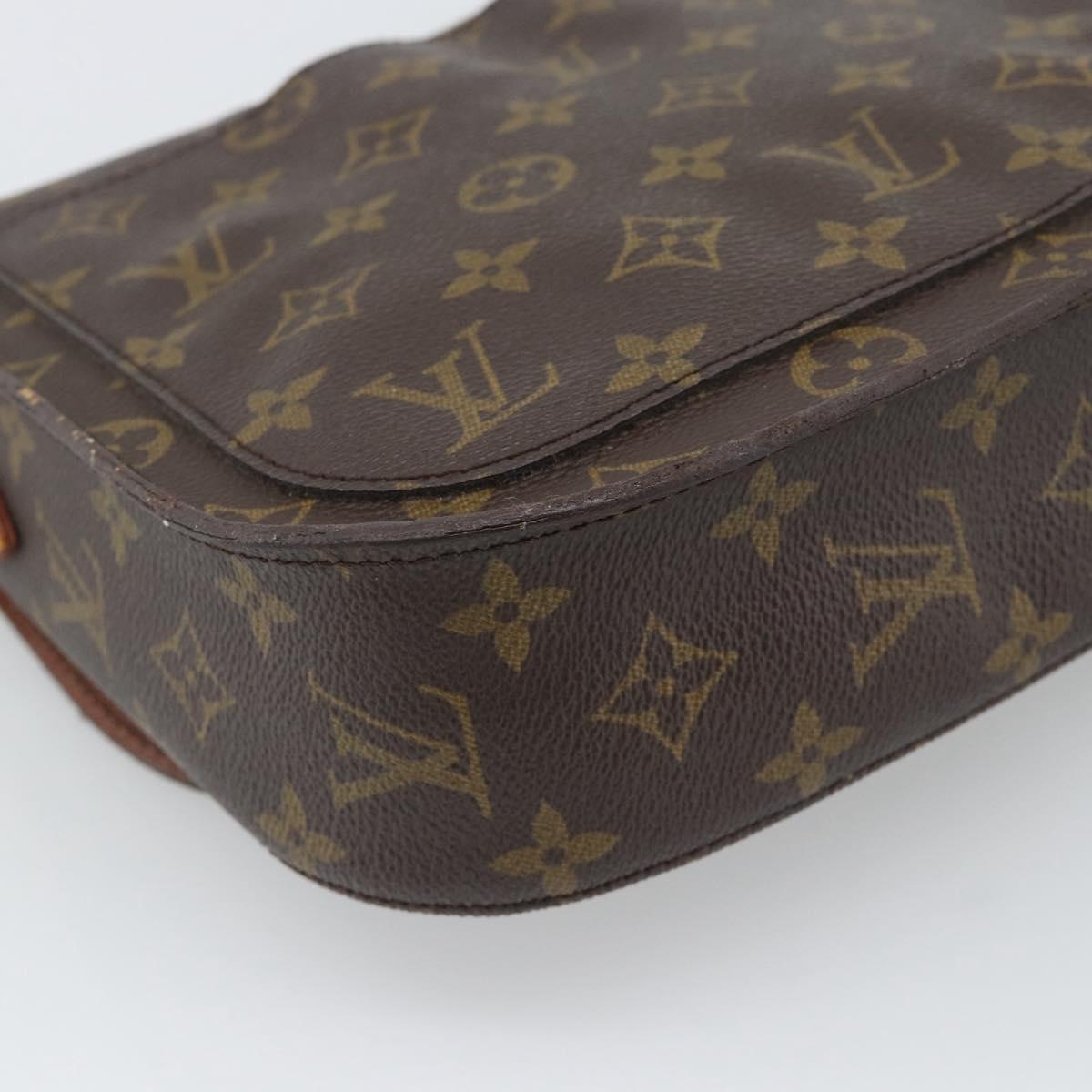 LOUIS VUITTON Monogram Saint Cloud GM Shoulder Bag M51242 LV Auth 195182