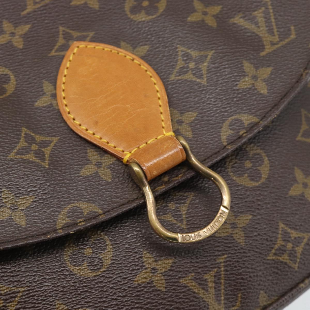LOUIS VUITTON Monogram Saint Cloud GM Shoulder Bag M51242 LV Auth 195182