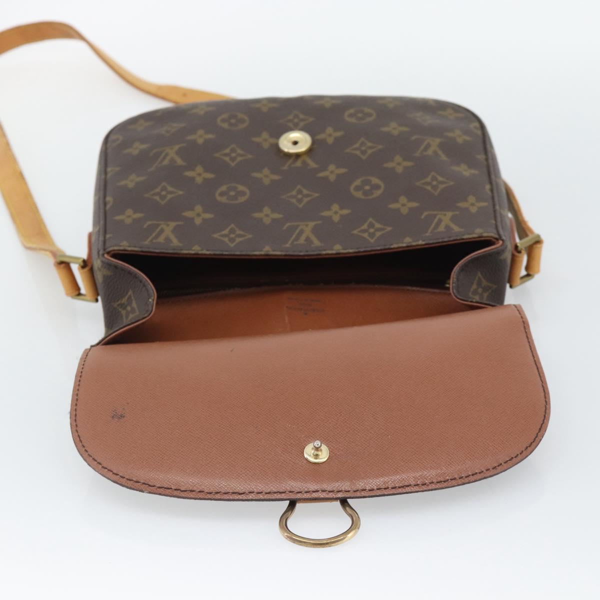 LOUIS VUITTON Monogram Saint Cloud GM Shoulder Bag M51242 LV Auth 195182