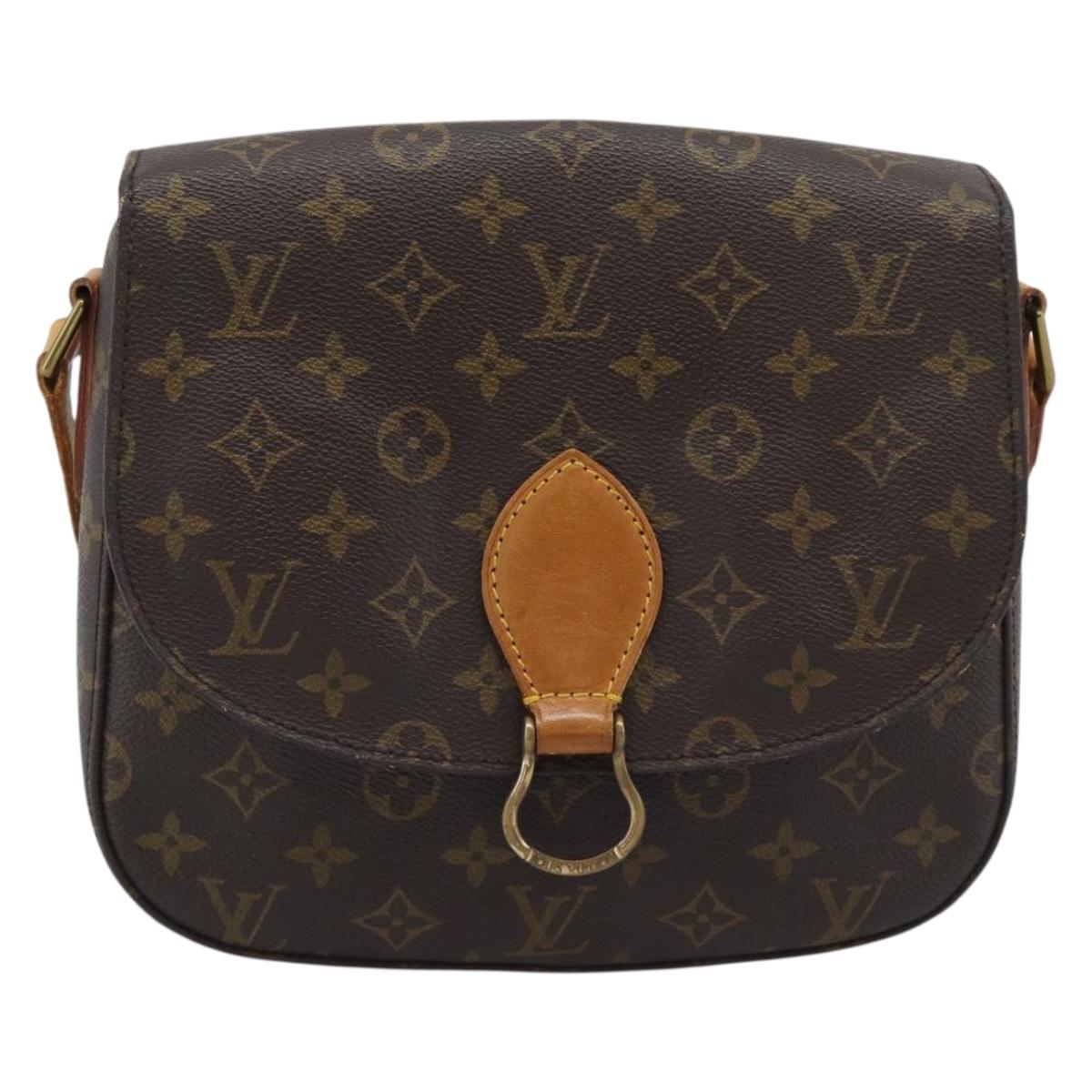 LOUIS VUITTON Monogram Saint Cloud GM Shoulder Bag M51242 LV Auth 195182