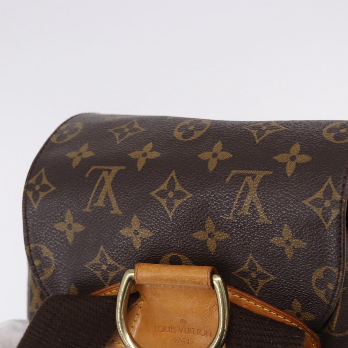 LOUIS VUITTON Monogram Montsouris GM Backpack M51135 LV Auth 195187