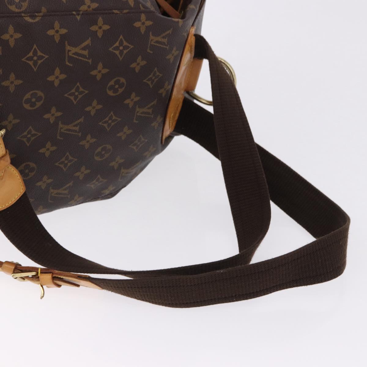 LOUIS VUITTON Monogram Montsouris GM Backpack M51135 LV Auth 195187