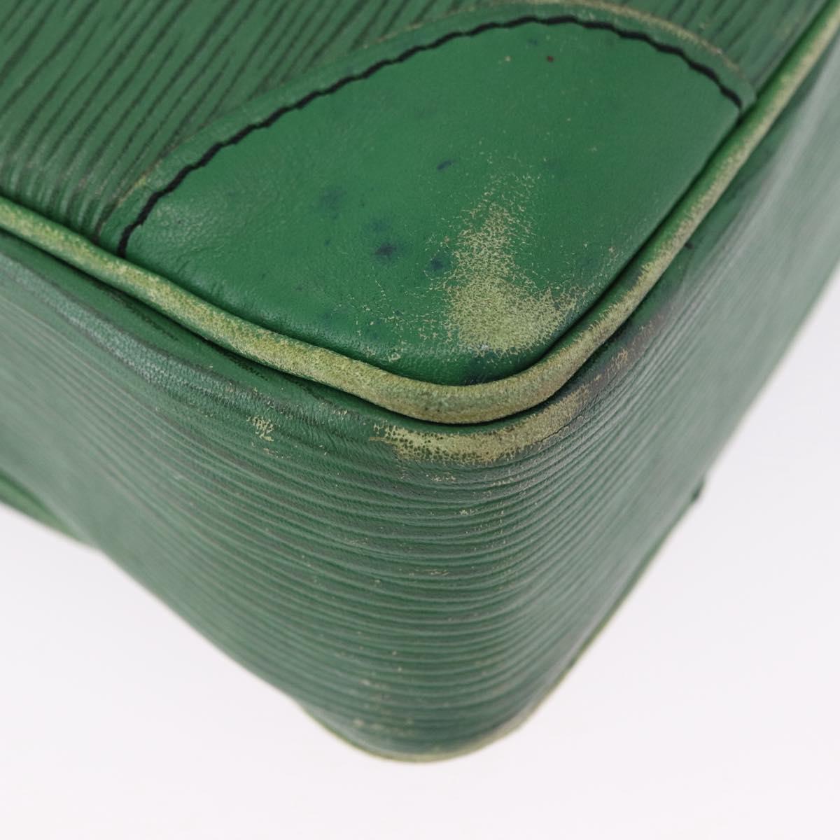 LOUIS VUITTON Epi Porte Documents Voyage Business Bag Green M54474 Auth 195195