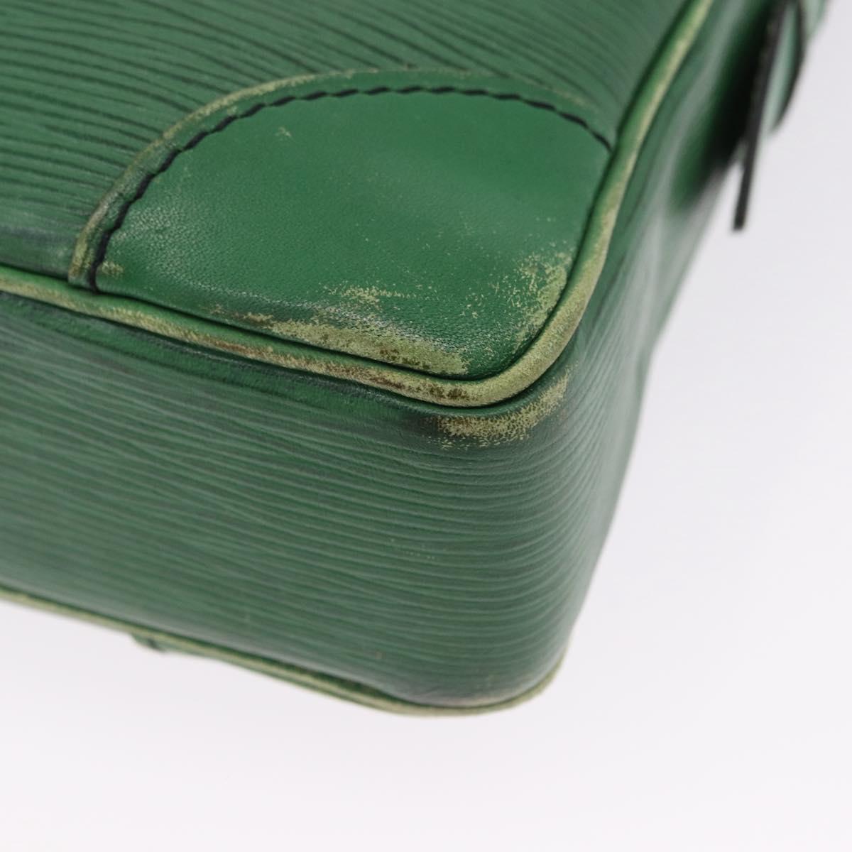 LOUIS VUITTON Epi Porte Documents Voyage Business Bag Green M54474 Auth 195195