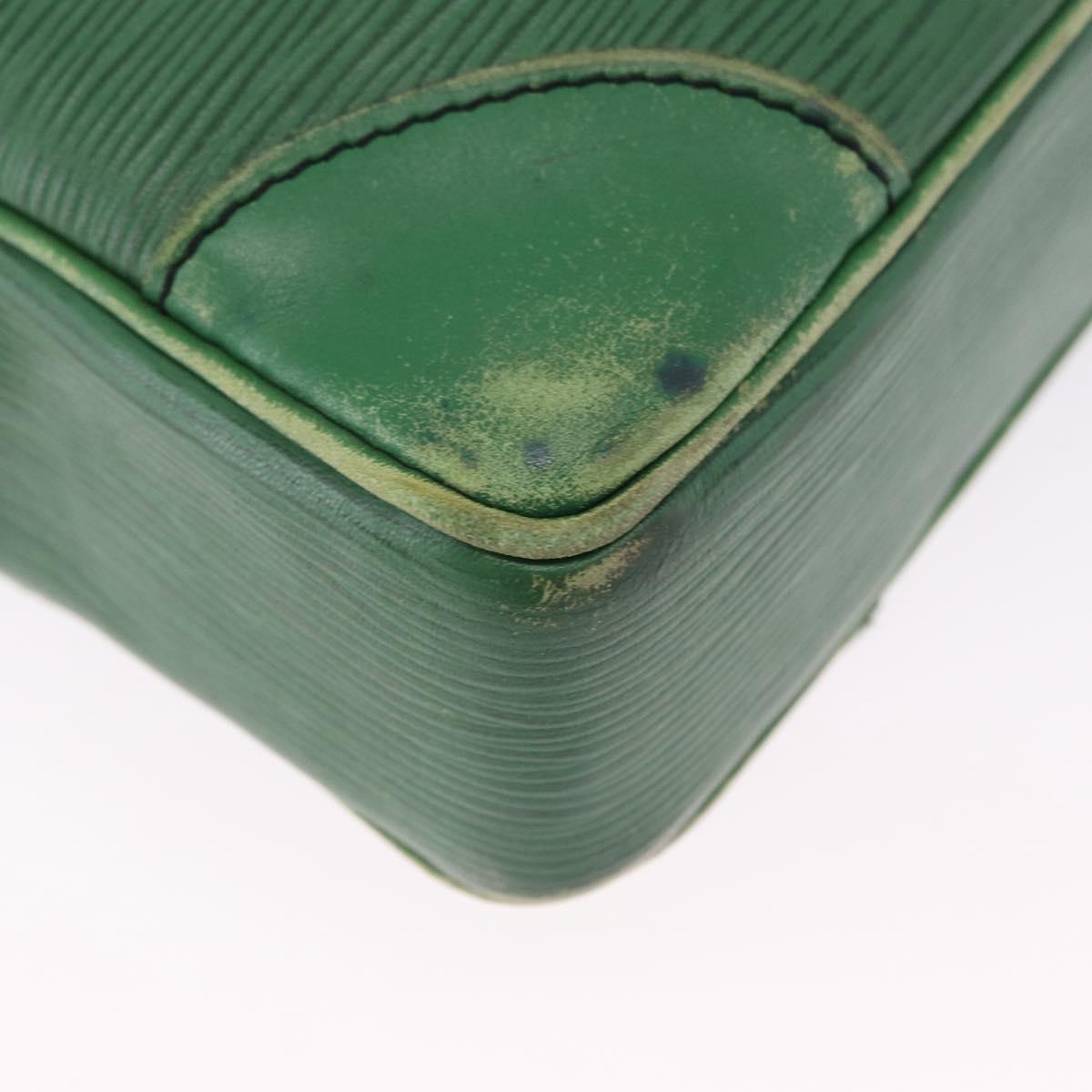LOUIS VUITTON Epi Porte Documents Voyage Business Bag Green M54474 Auth 195195