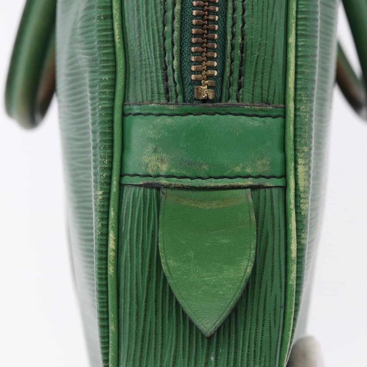 LOUIS VUITTON Epi Porte Documents Voyage Business Bag Green M54474 Auth 195195