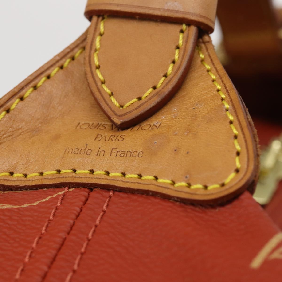 LOUIS VUITTON LV Cup Suc Marine Bag PVC Leather Aboganie M80022 LV Auth 195197A