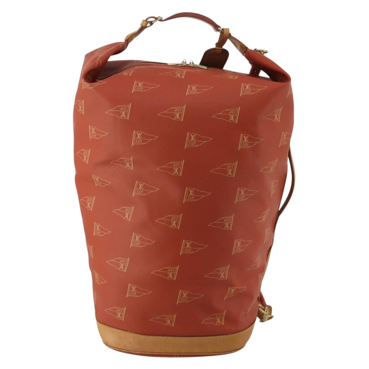 LOUIS VUITTON LV Cup Suc Marine Bag PVC Leather Aboganie M80022 LV Auth 195197A