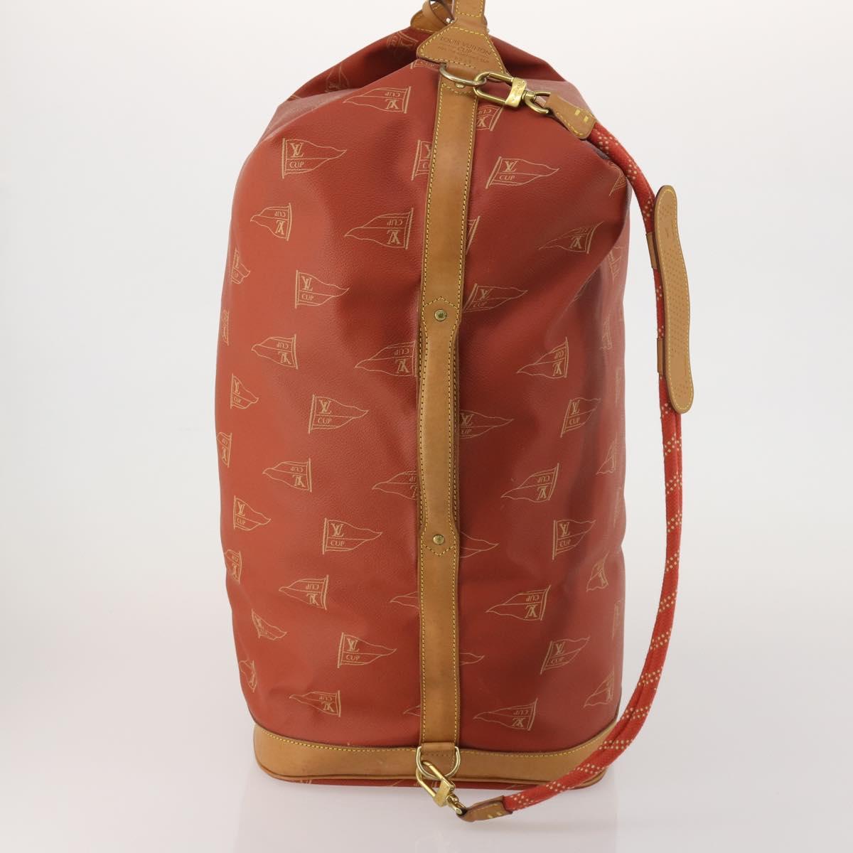 LOUIS VUITTON LV Cup Suc Marine Bag PVC Leather Aboganie M80022 LV Auth 195197A