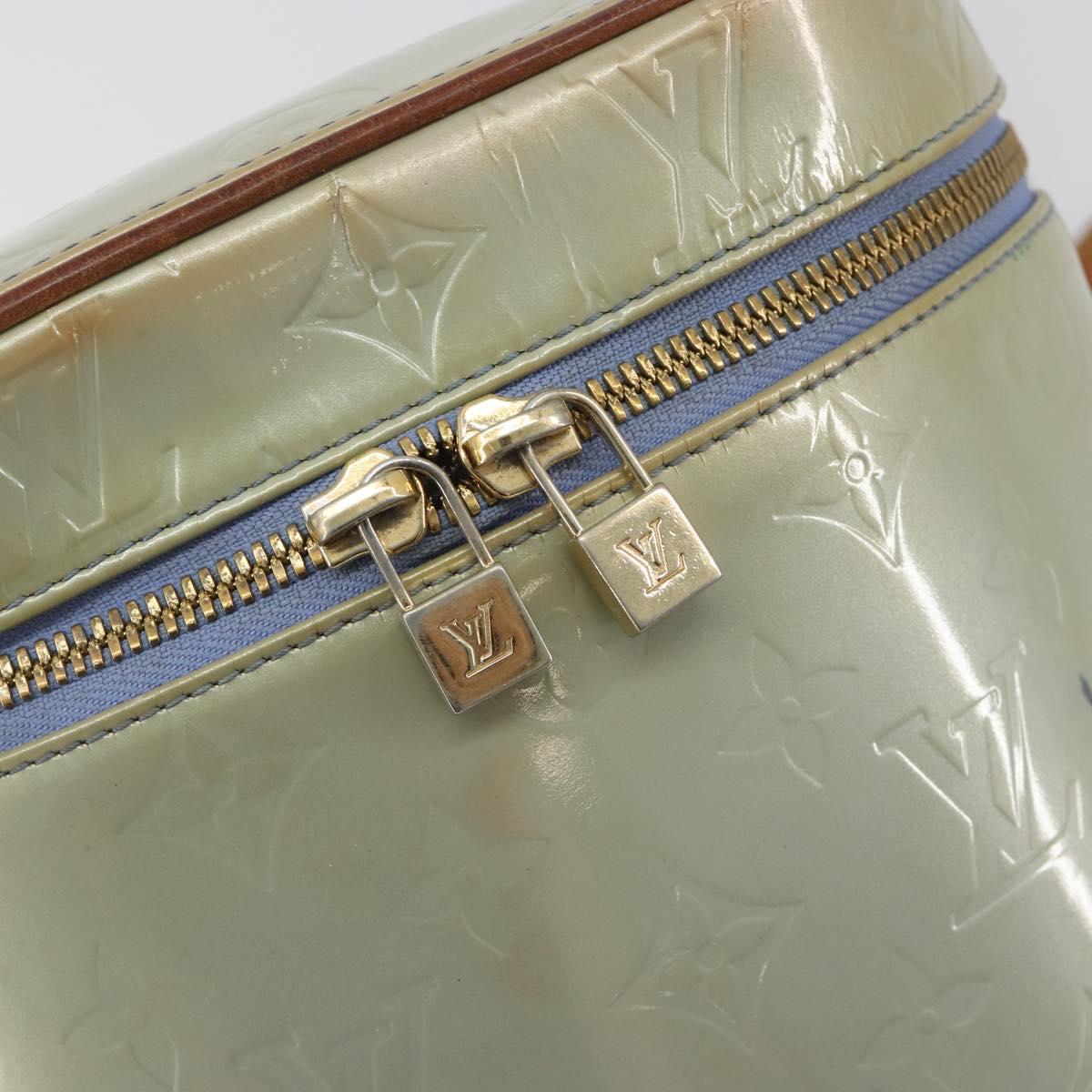LOUIS VUITTON Monogram Vernis Sullivan Vertical Bag Lavande M91258 Auth 195205