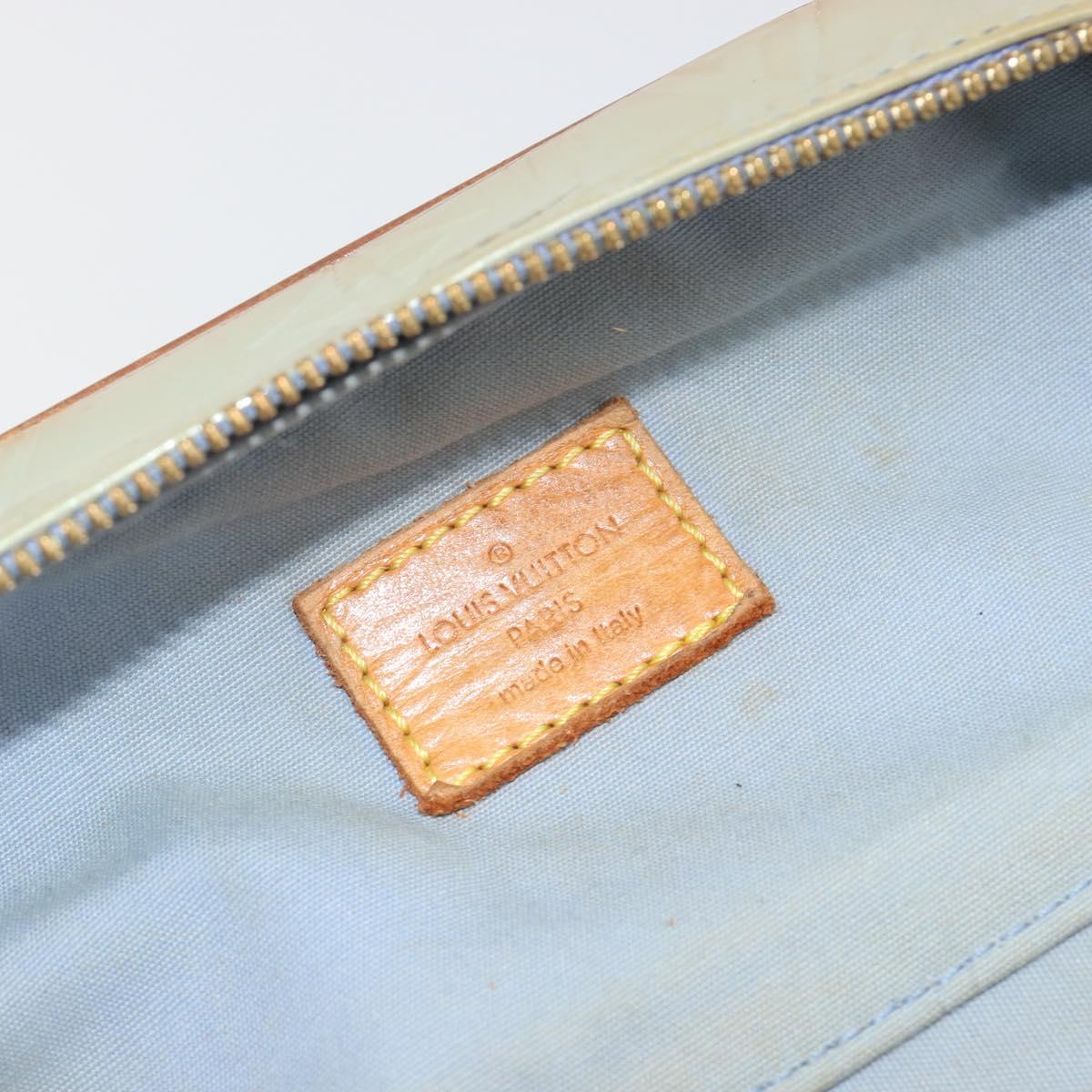 LOUIS VUITTON Monogram Vernis Sullivan Vertical Bag Lavande M91258 Auth 195205