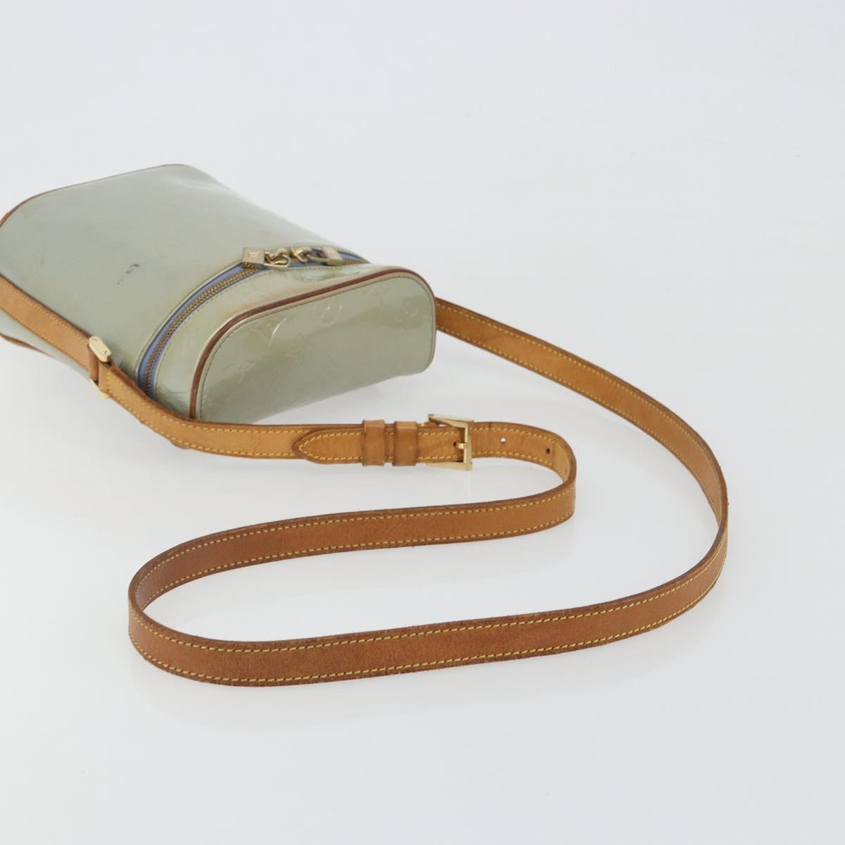 LOUIS VUITTON Monogram Vernis Sullivan Vertical Bag Lavande M91258 Auth 195205