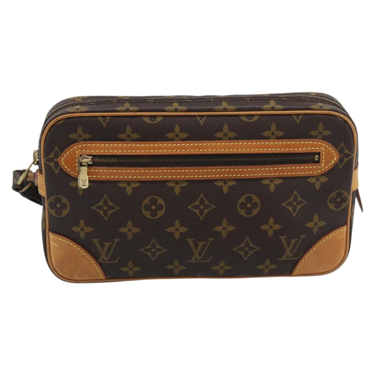 LOUIS VUITTON Monogram Marly Dragonne GM Clutch Bag M51825 LV Auth 195208A
