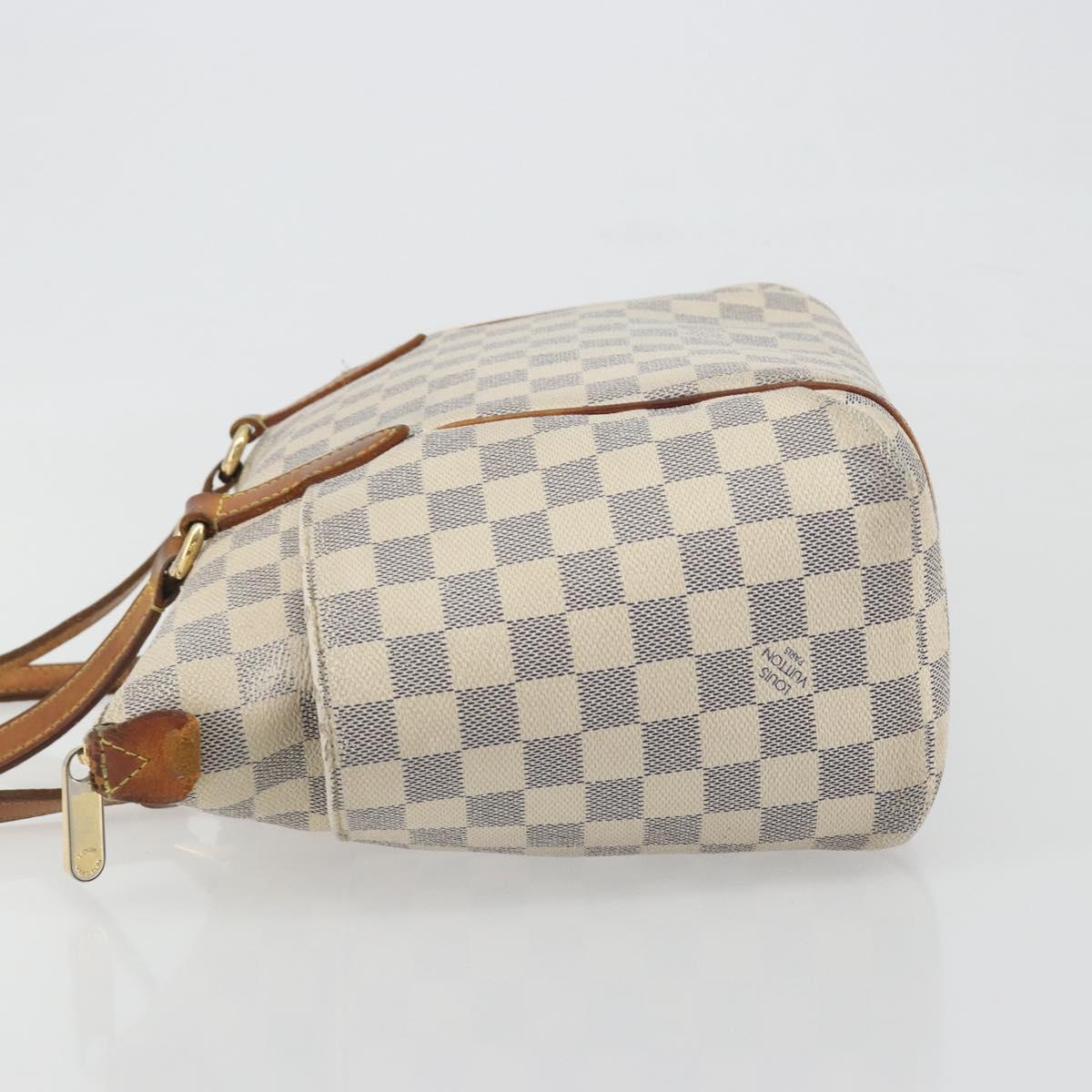 LOUIS VUITTON Damier Azur Totally PM Tote Bag N41280 LV Auth 195214