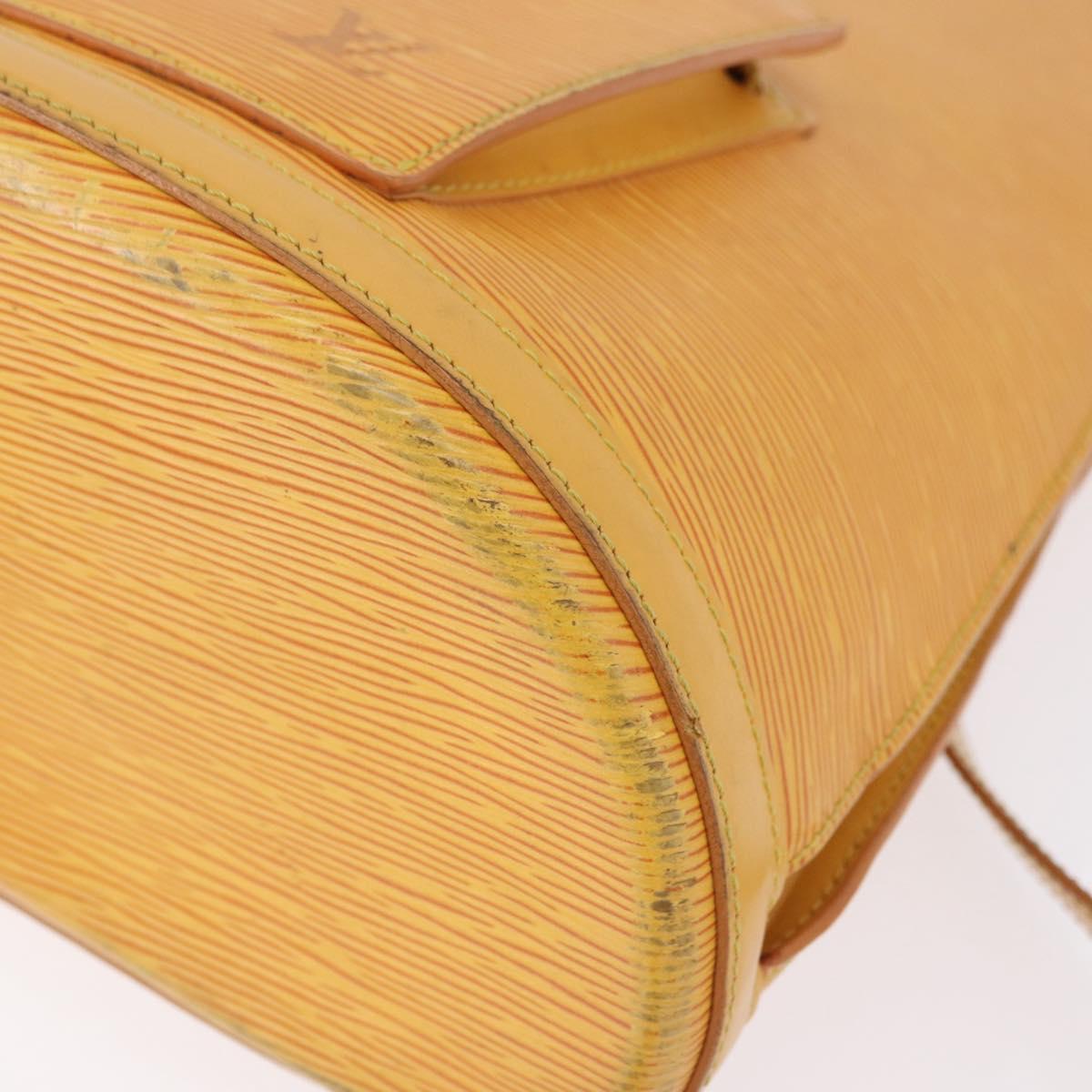LOUIS VUITTON Epi Gobelins Backpack Yellow M52299 LV Auth 195215