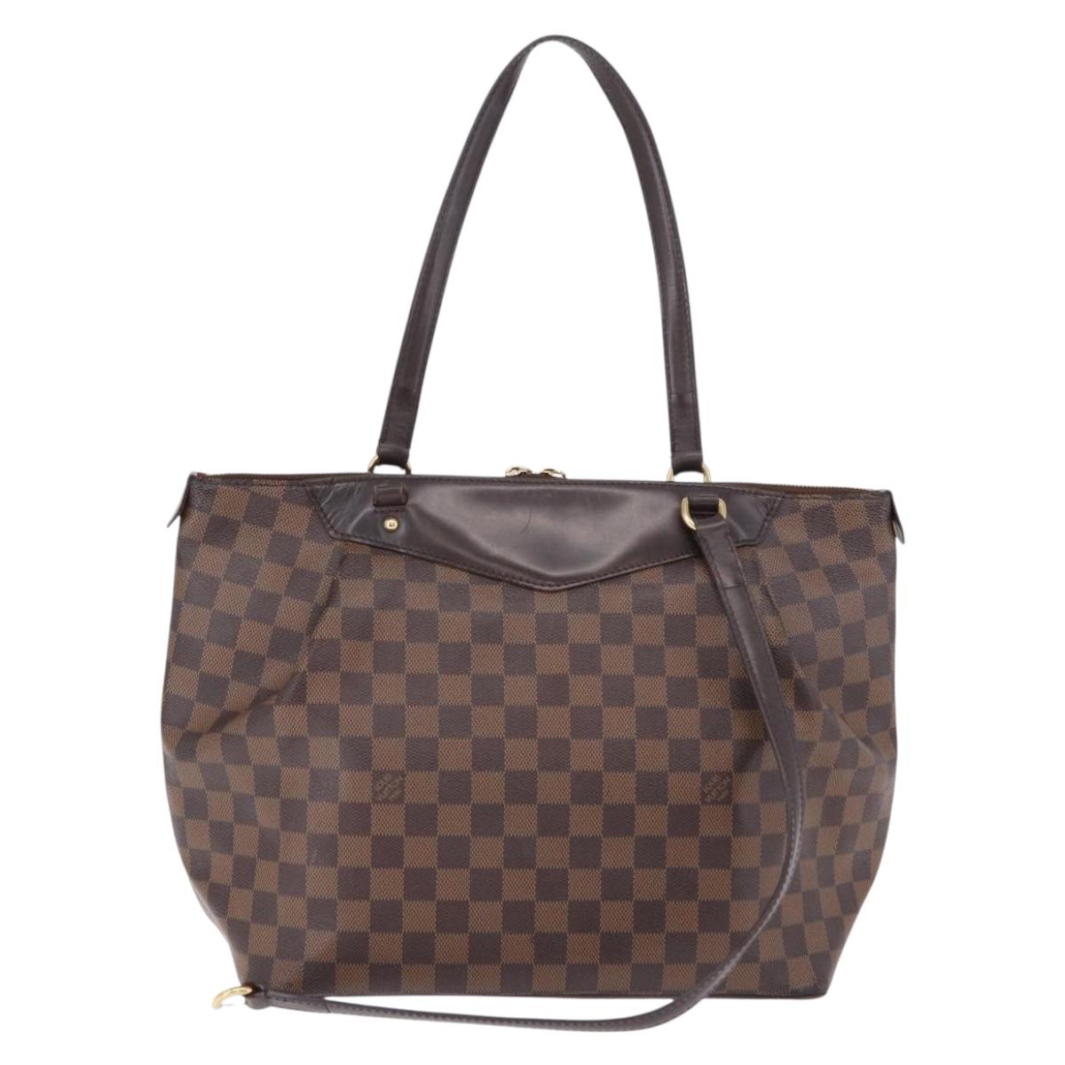 LOUIS VUITTON Damier Ebene Westminster GM Tote Bag N41103 LV Auth 195216