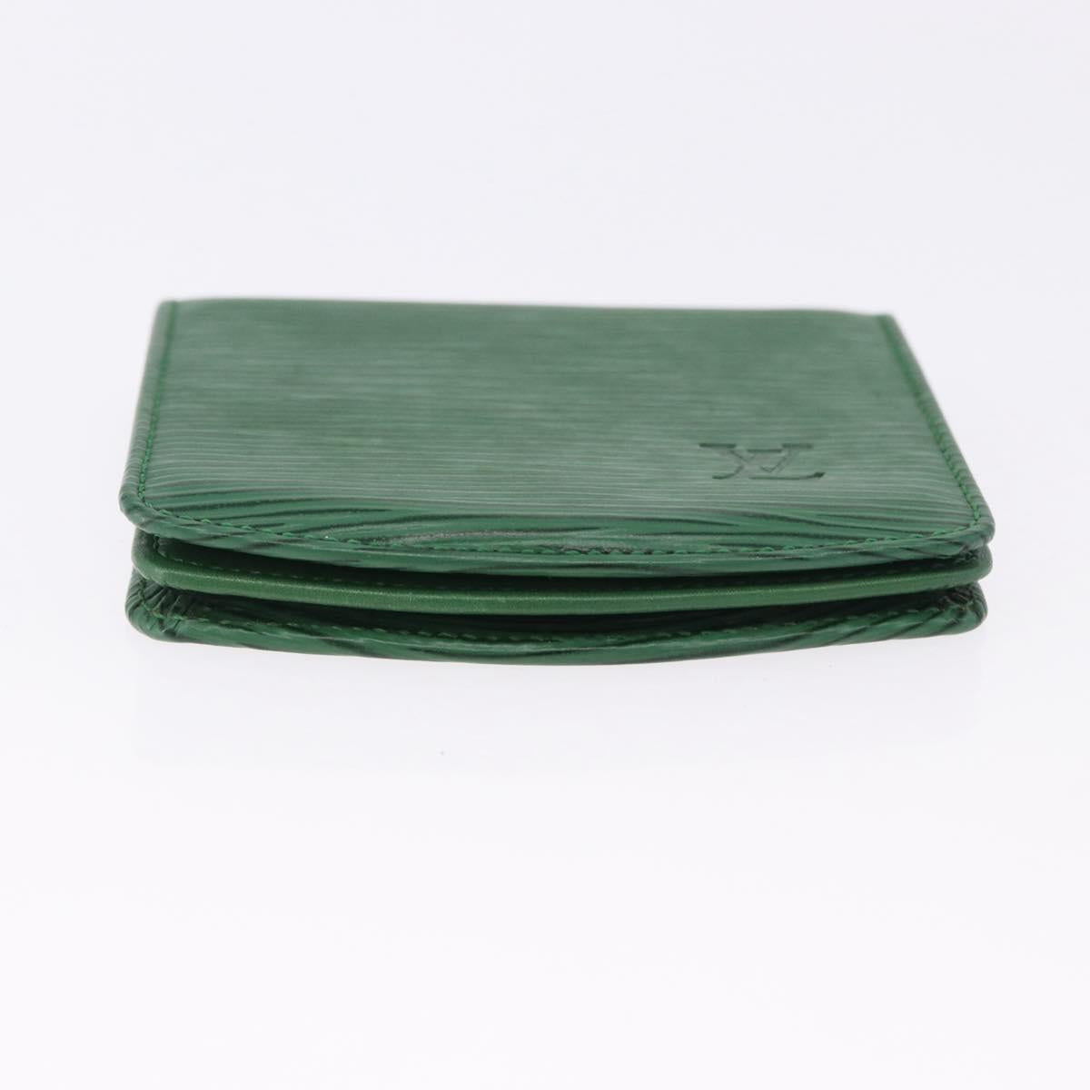LOUIS VUITTON Monogram Epi Coin Purse 2 Set Green LV Auth 195219