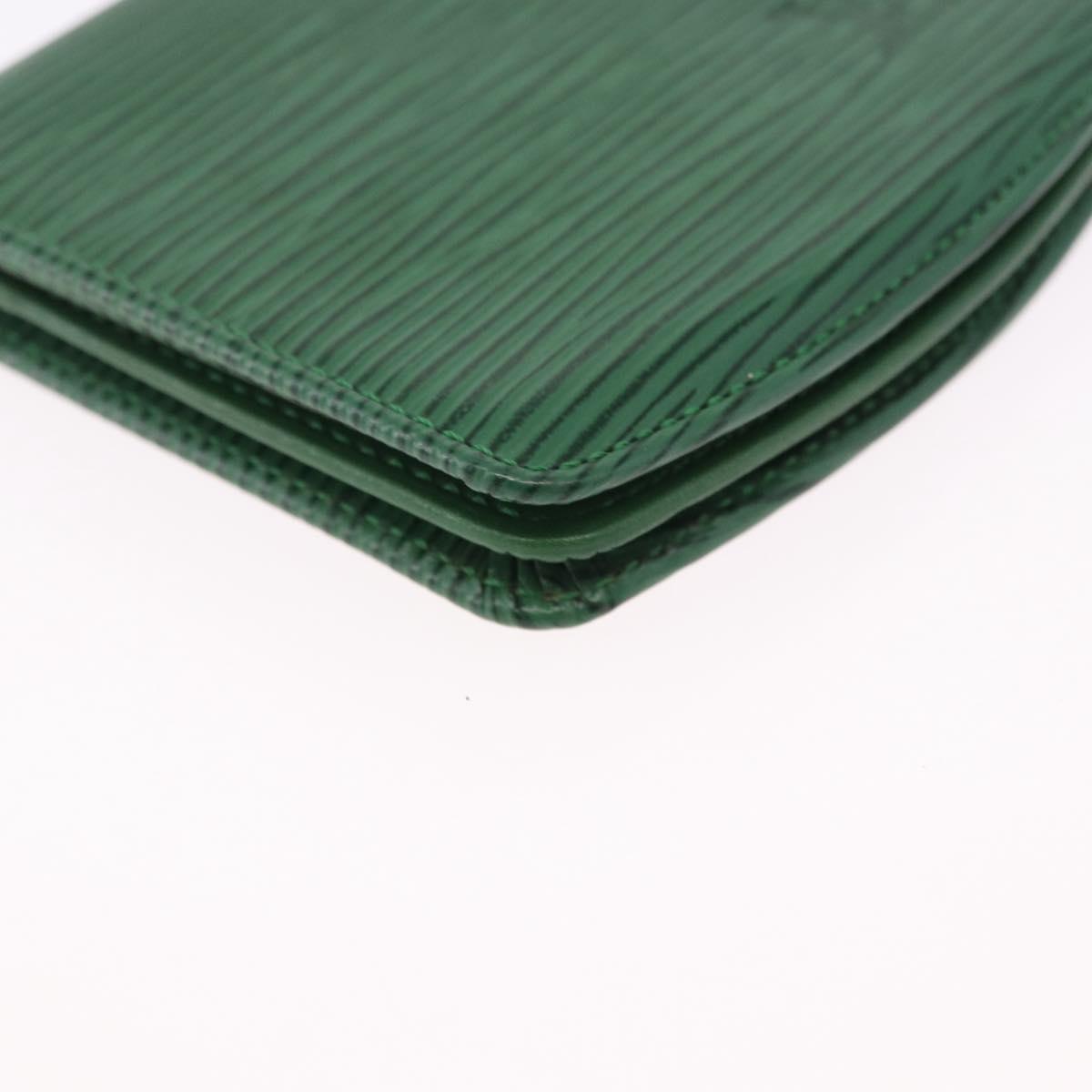 LOUIS VUITTON Monogram Epi Coin Purse 2 Set Green LV Auth 195219