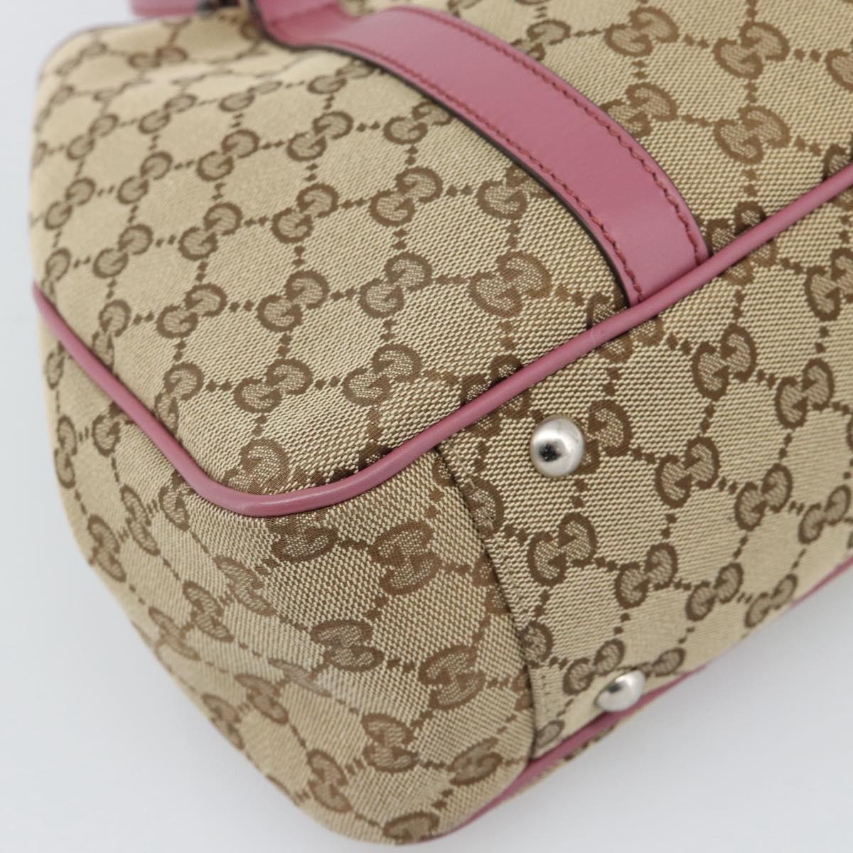 GUCCI GG Canvas GG Twins Tote Bag Beige Gold 232957 Auth 195227A
