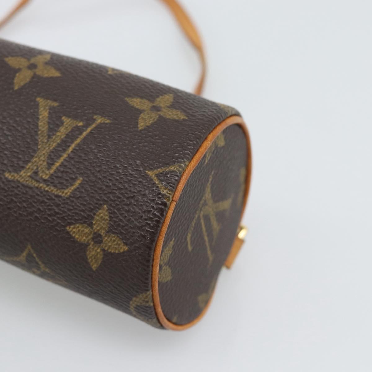 LOUIS VUITTON Monogram Papillon Pouch LV Auth 195230V