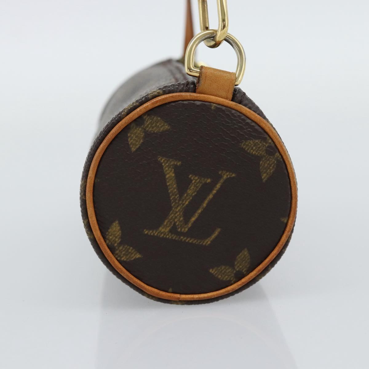 LOUIS VUITTON Monogram Papillon Pouch LV Auth 195230V