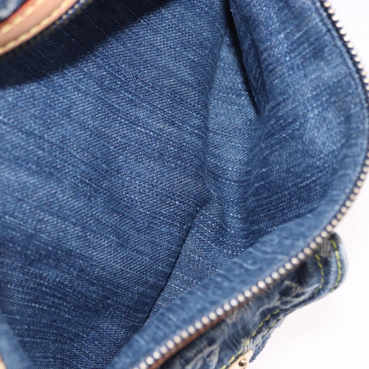 LOUIS VUITTON Monogram Denim Neo Speedy Hand Bag Blue M95019 LV Auth 195233SAV