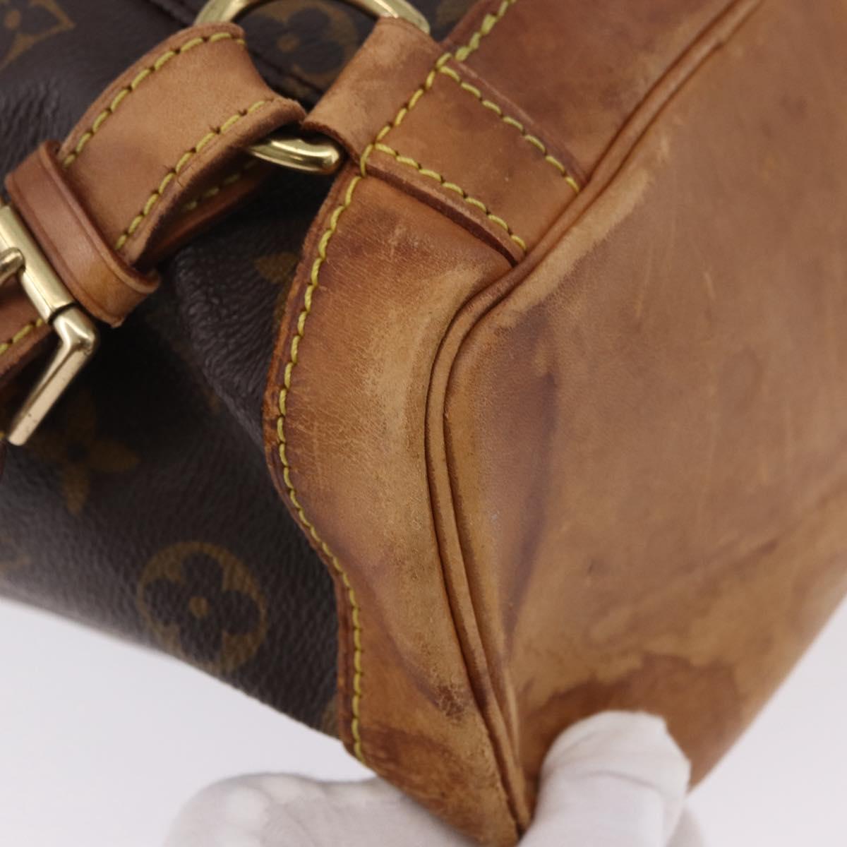 LOUIS VUITTON Monogram Montsouris MM Backpack M51136 LV Auth 195265