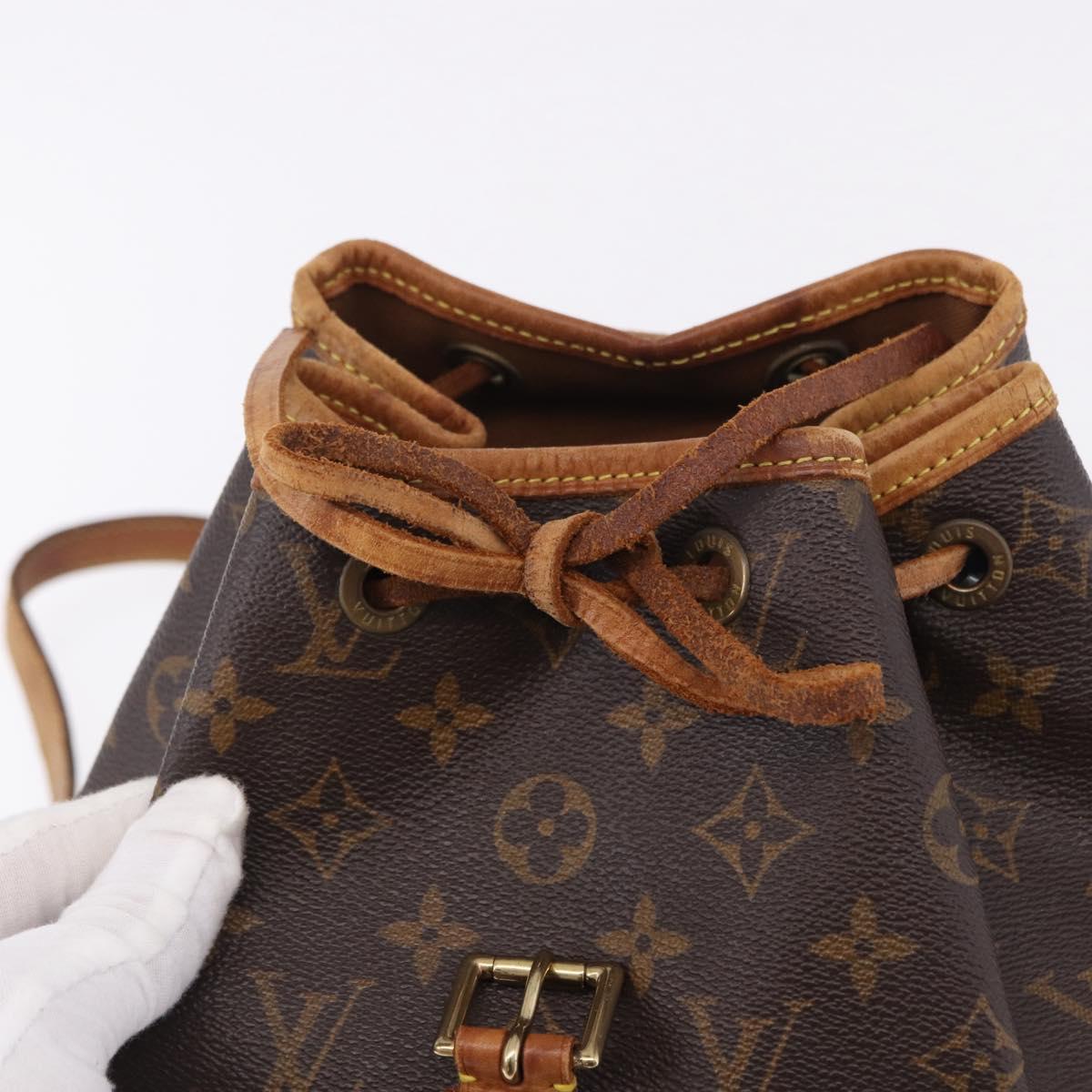 LOUIS VUITTON Monogram Montsouris MM Backpack M51136 LV Auth 195265