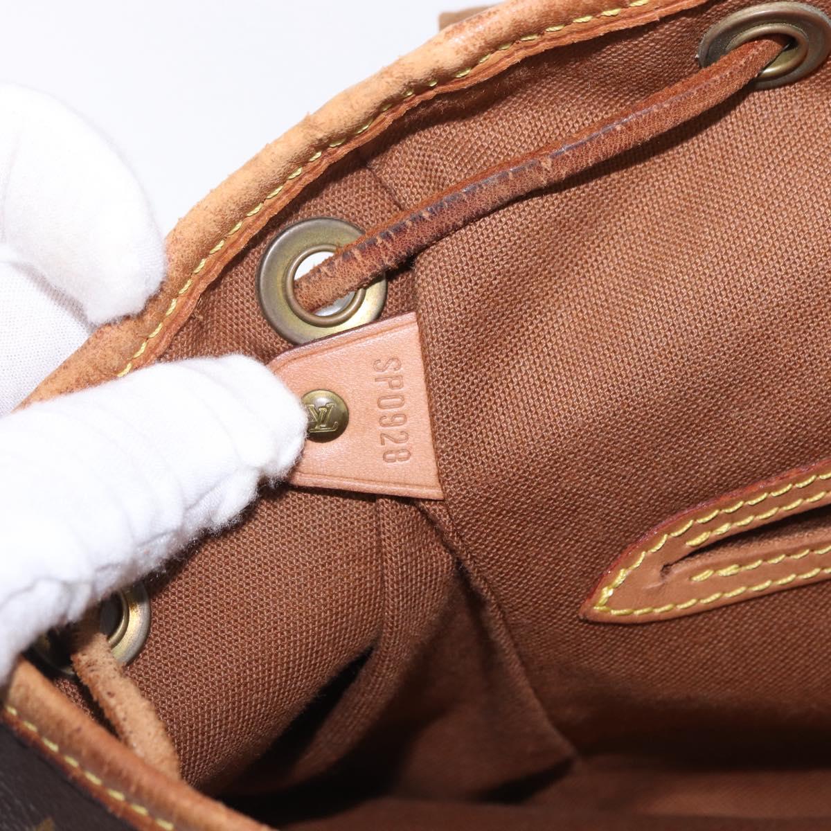 LOUIS VUITTON Monogram Montsouris MM Backpack M51136 LV Auth 195265