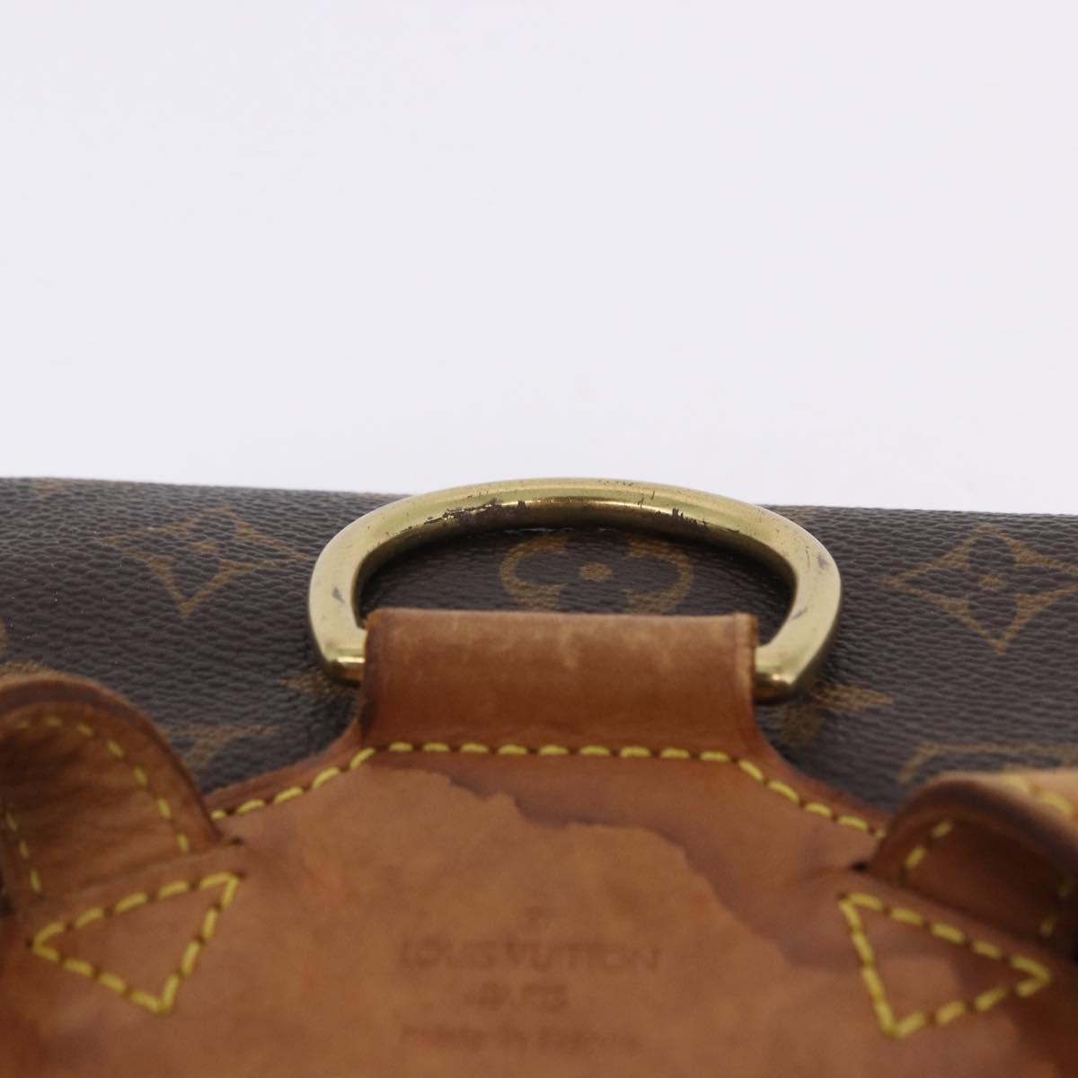 LOUIS VUITTON Monogram Montsouris MM Backpack M51136 LV Auth 195265