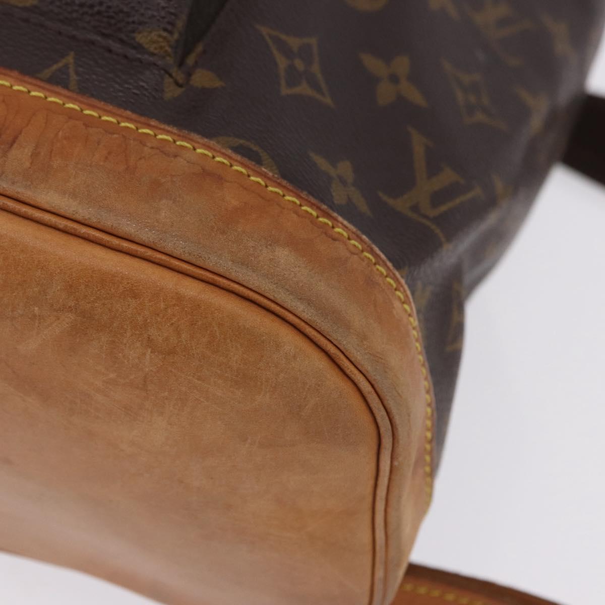LOUIS VUITTON Monogram Montsouris GM Backpack M51135 LV Auth 195269A