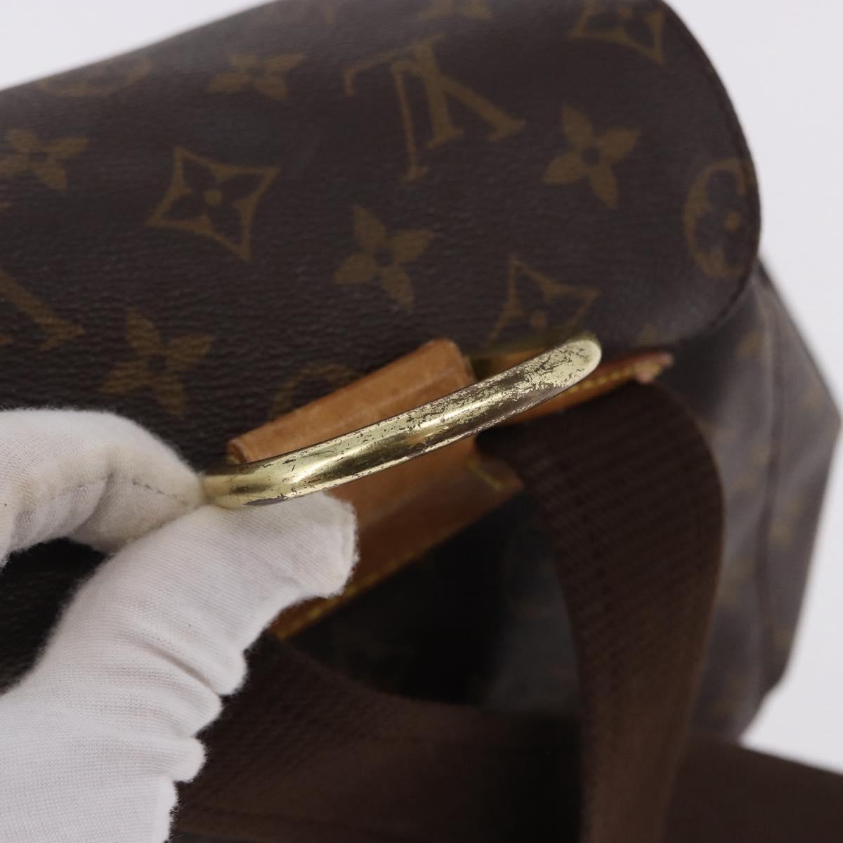 LOUIS VUITTON Monogram Montsouris GM Backpack M51135 LV Auth 195269A