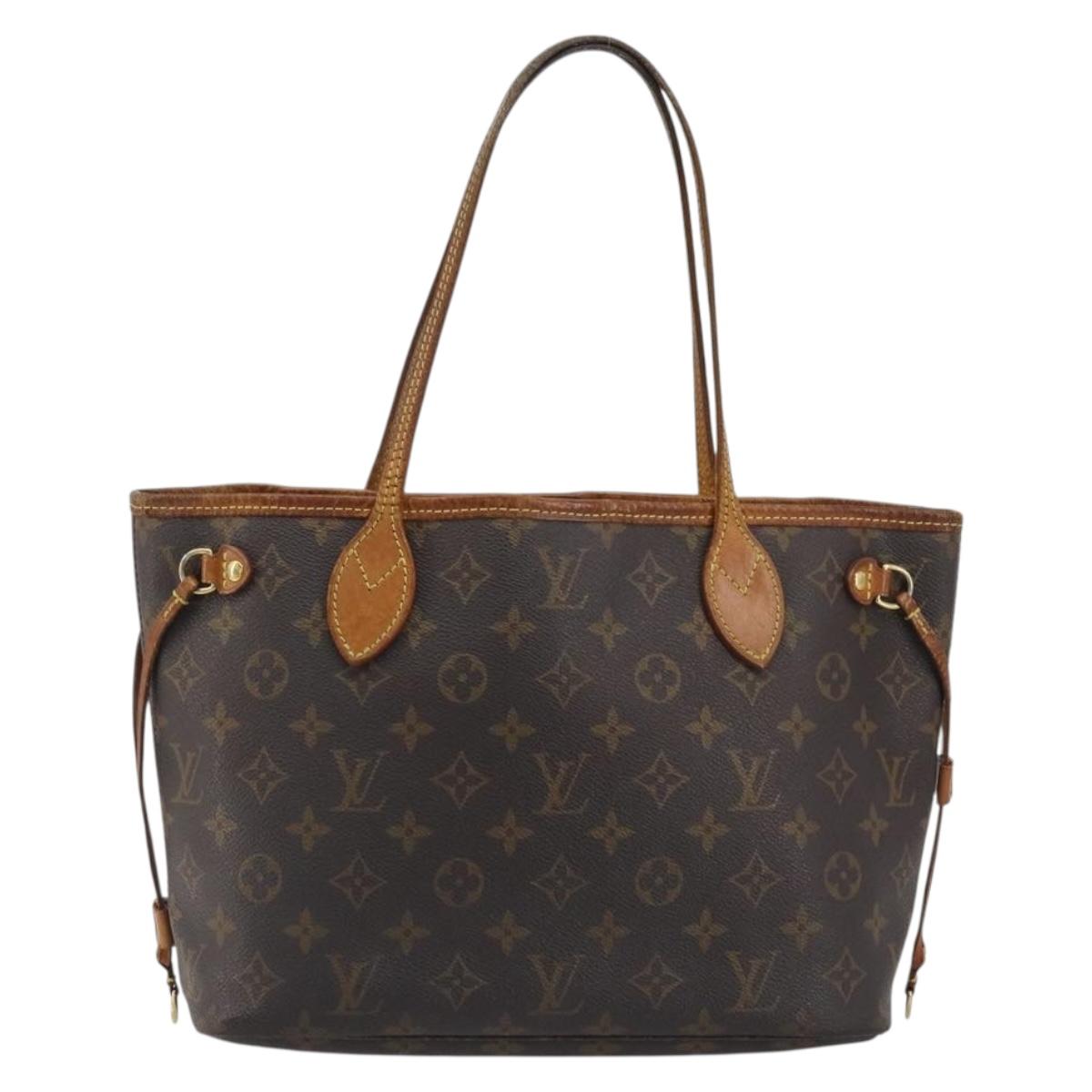 LOUIS VUITTON Monogram Neverfull PM Tote Bag M40155 LV Auth 195271