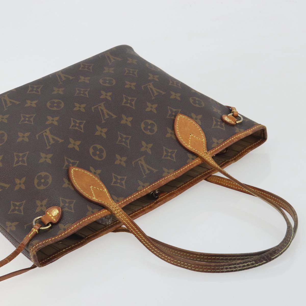LOUIS VUITTON Monogram Neverfull PM Tote Bag M40155 LV Auth 195271