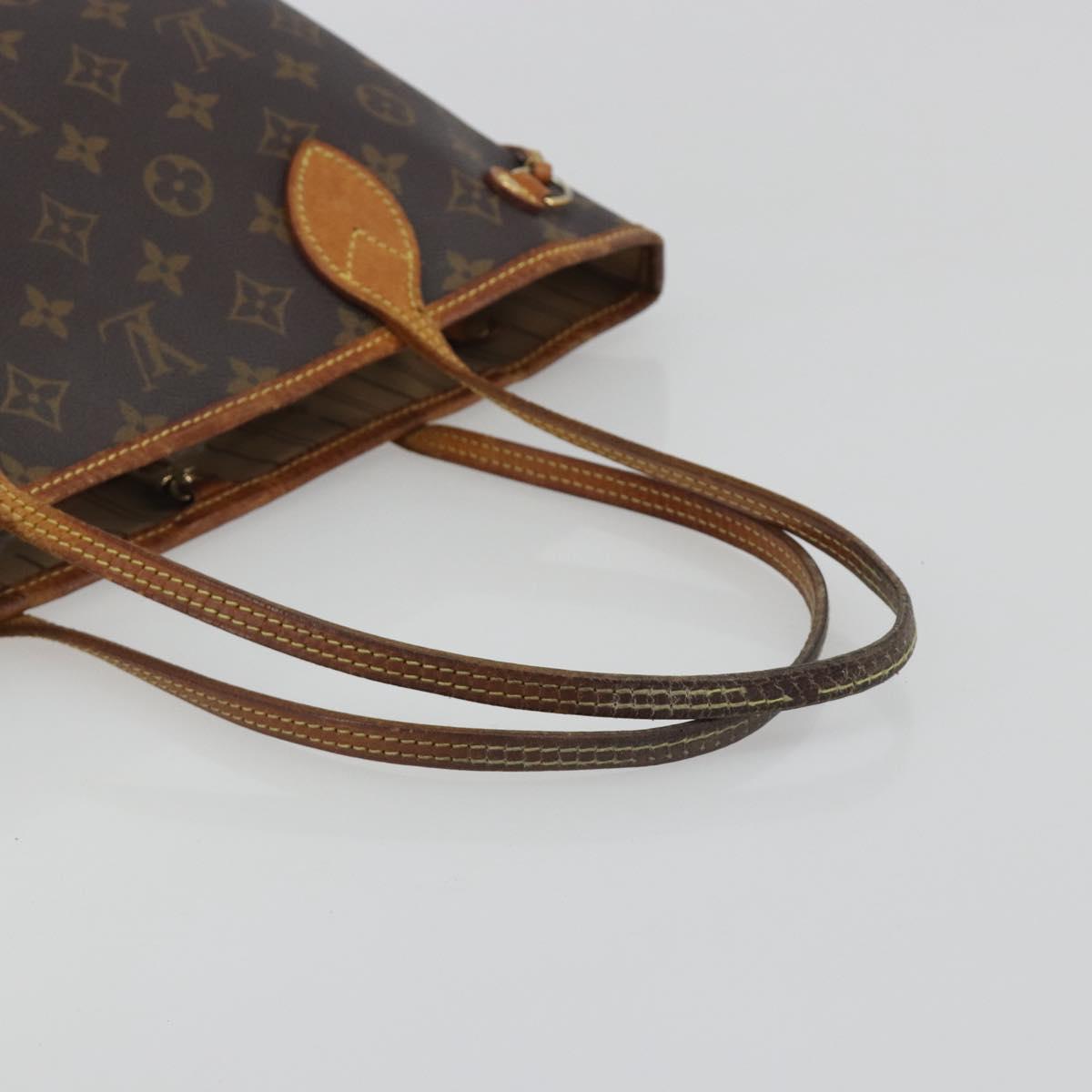 LOUIS VUITTON Monogram Neverfull PM Tote Bag M40155 LV Auth 195271