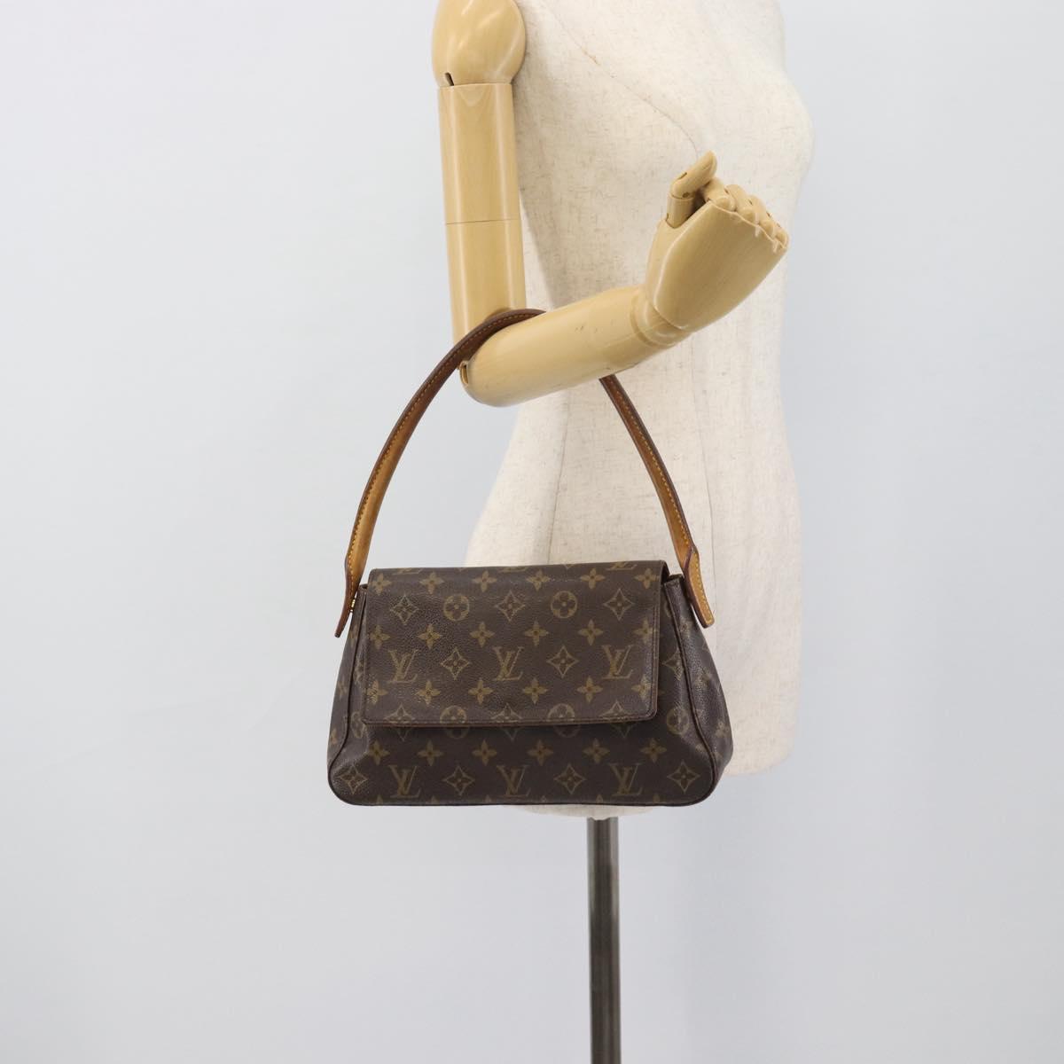 LOUIS VUITTON Monogram Mini Looping Shoulder Bag M51147 LV Auth 195273A
