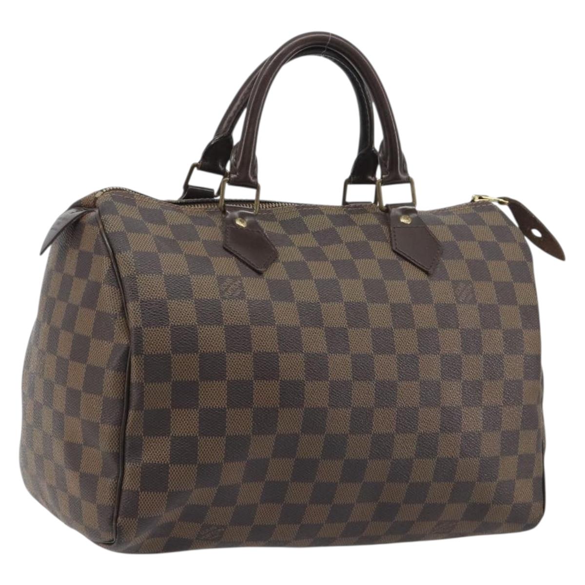 LOUIS VUITTON Damier Azur Speedy 30 Hand Bag N41533 LV Auth 195274A