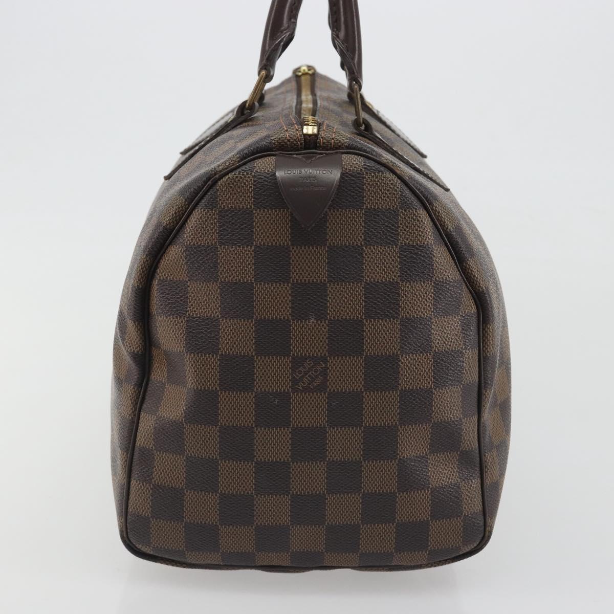 LOUIS VUITTON Damier Azur Speedy 30 Hand Bag N41533 LV Auth 195274A