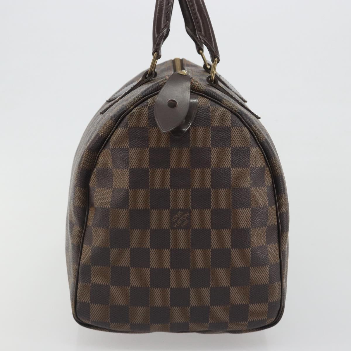 LOUIS VUITTON Damier Azur Speedy 30 Hand Bag N41533 LV Auth 195274A