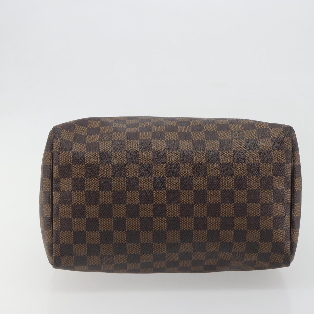 LOUIS VUITTON Damier Azur Speedy 30 Hand Bag N41533 LV Auth 195274A