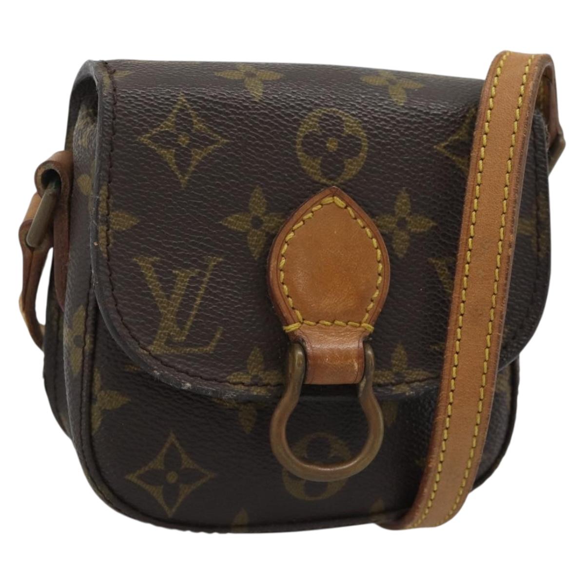 LOUIS VUITTON Monogram Bebe Monogram Saint Cloud Bag M51245 LV Auth 195275