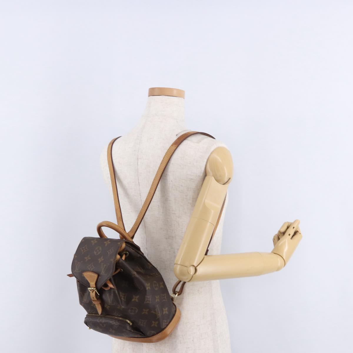 LOUIS VUITTON Monogram Montsouris PM Backpack M51137 LV Auth 195277A