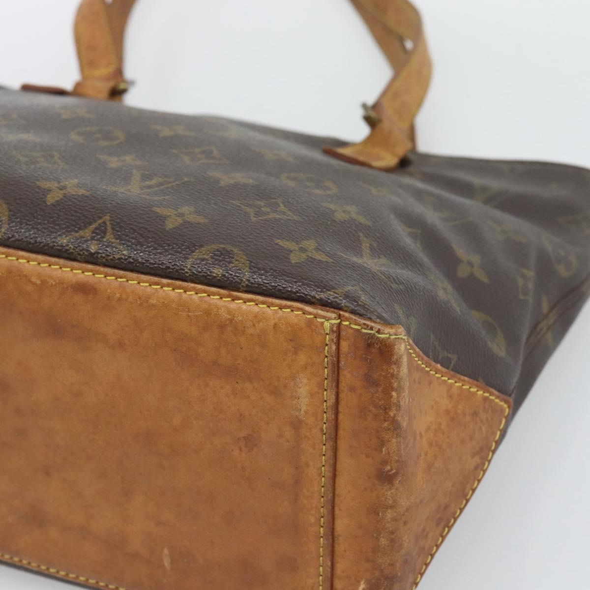 LOUIS VUITTON Monogram Cabas Piano Tote Bag M51148 LV Auth 195278