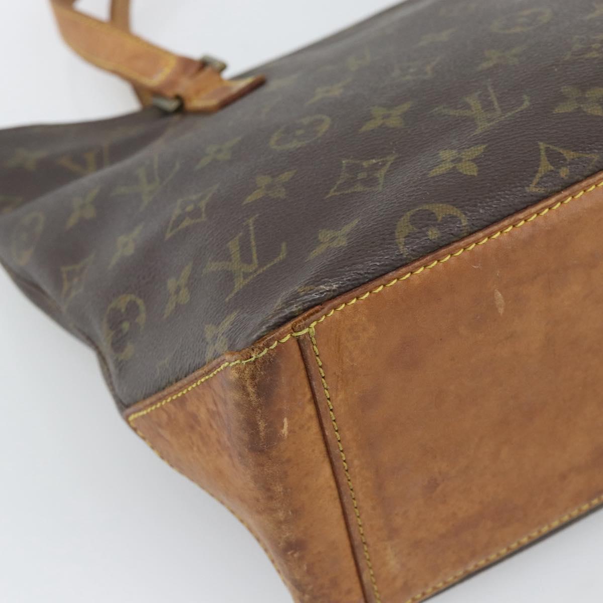 LOUIS VUITTON Monogram Cabas Piano Tote Bag M51148 LV Auth 195278