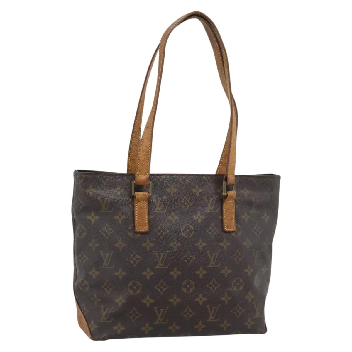 LOUIS VUITTON Monogram Cabas Piano Tote Bag M51148 LV Auth 195278
