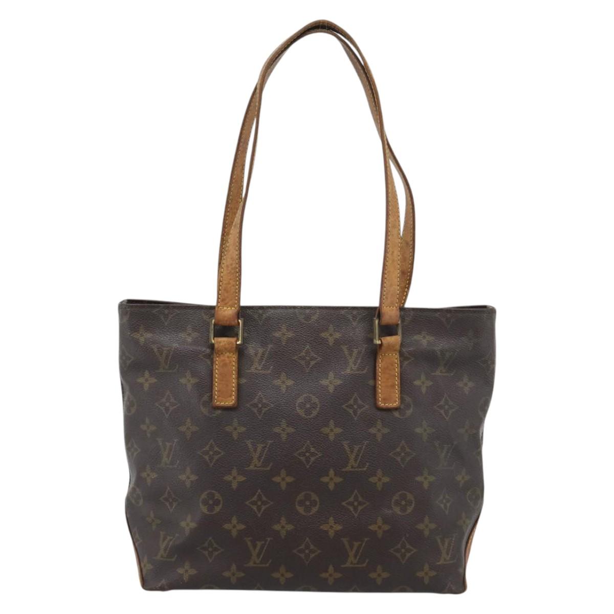 LOUIS VUITTON Monogram Cabas Piano Tote Bag M51148 LV Auth 195278