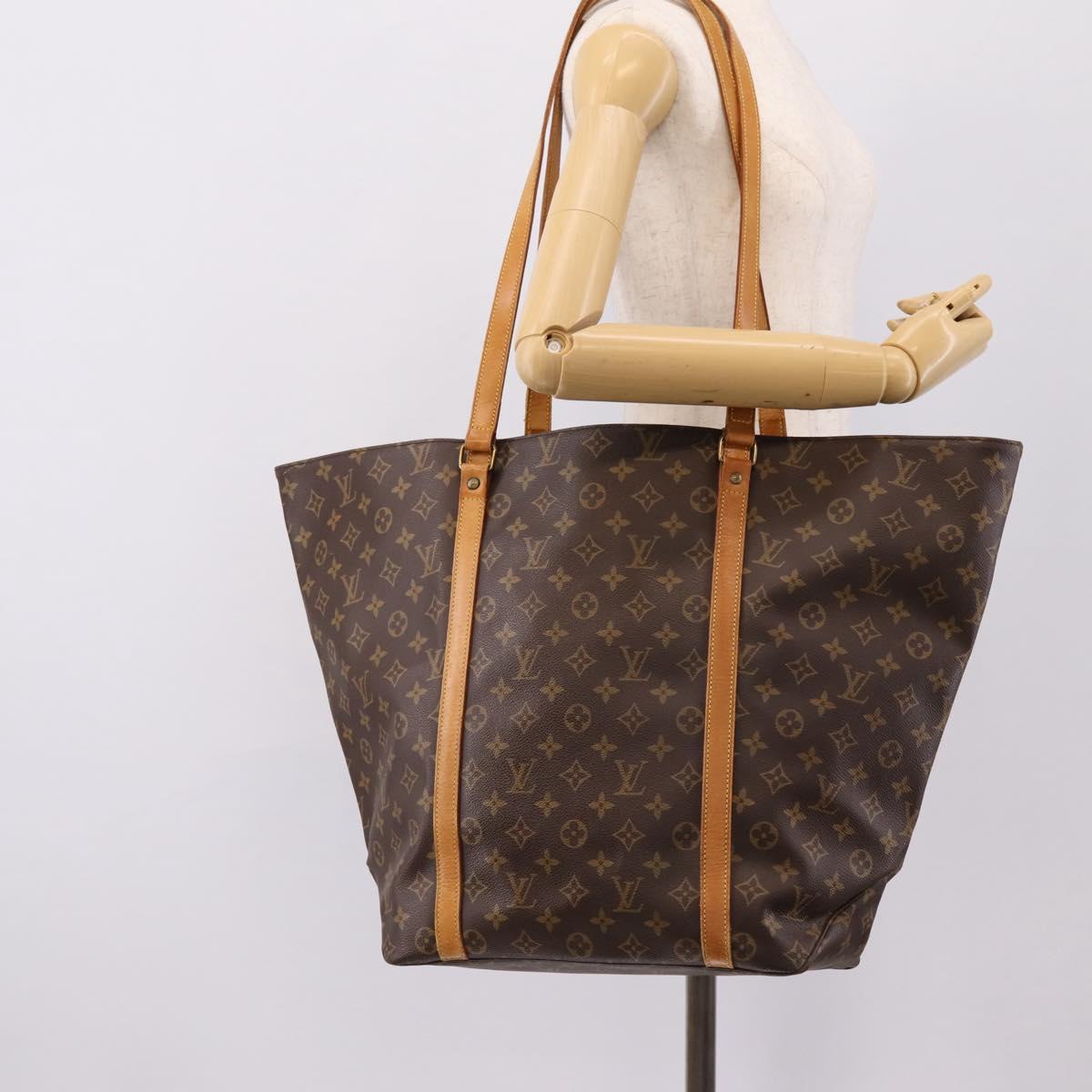 LOUIS VUITTON Monogram Sac Shopping GM Tote Bag M51110 LV Auth 195285A
