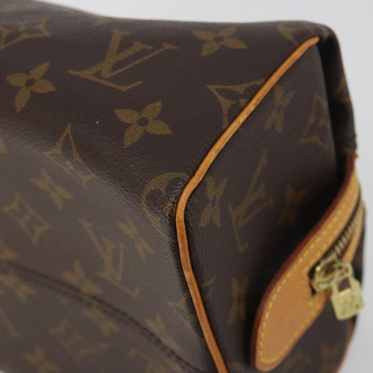 LOUIS VUITTON Trousse Patte Pression Cosmetic Pouch M47636 LV Auth 195289