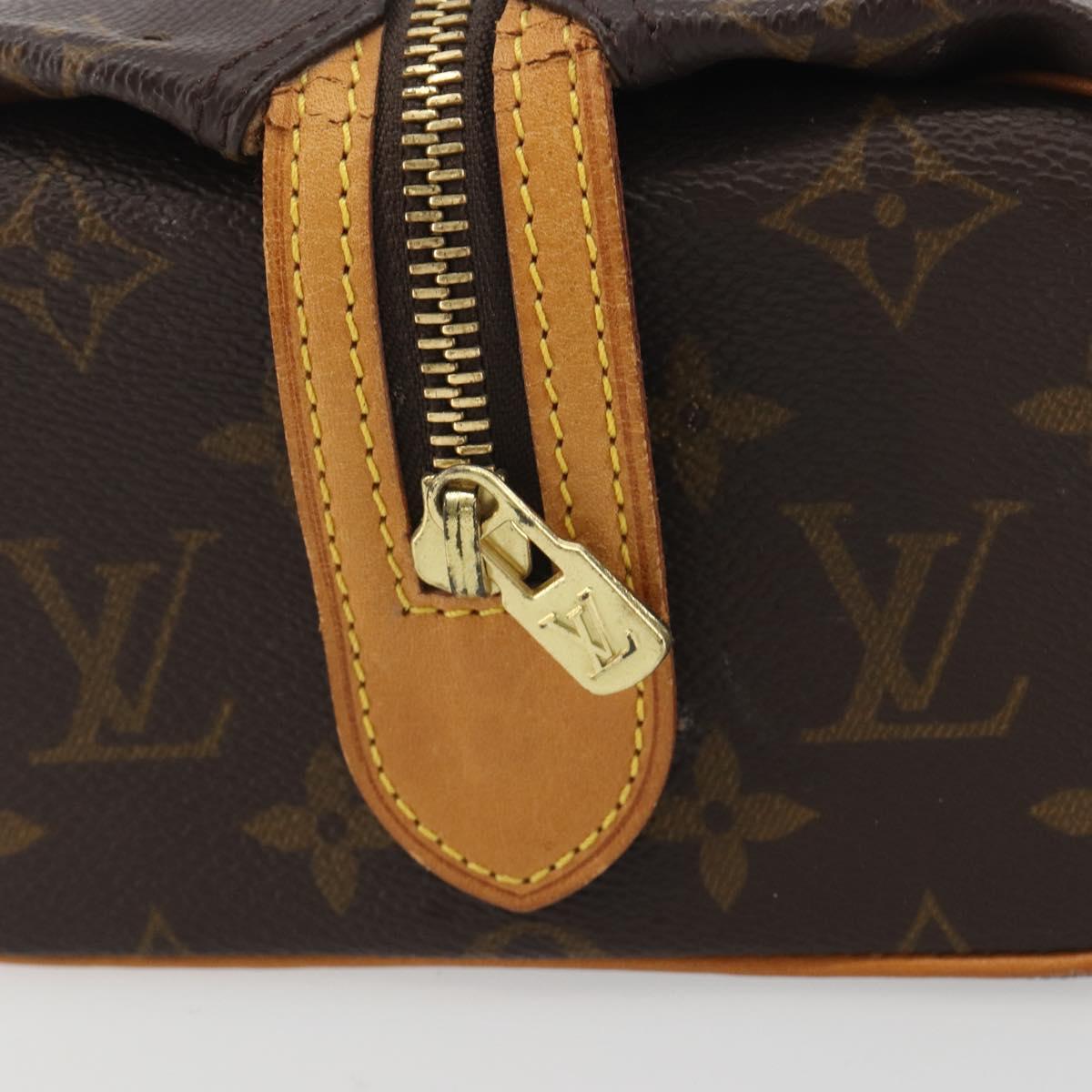 LOUIS VUITTON Trousse Patte Pression Cosmetic Pouch M47636 LV Auth 195289