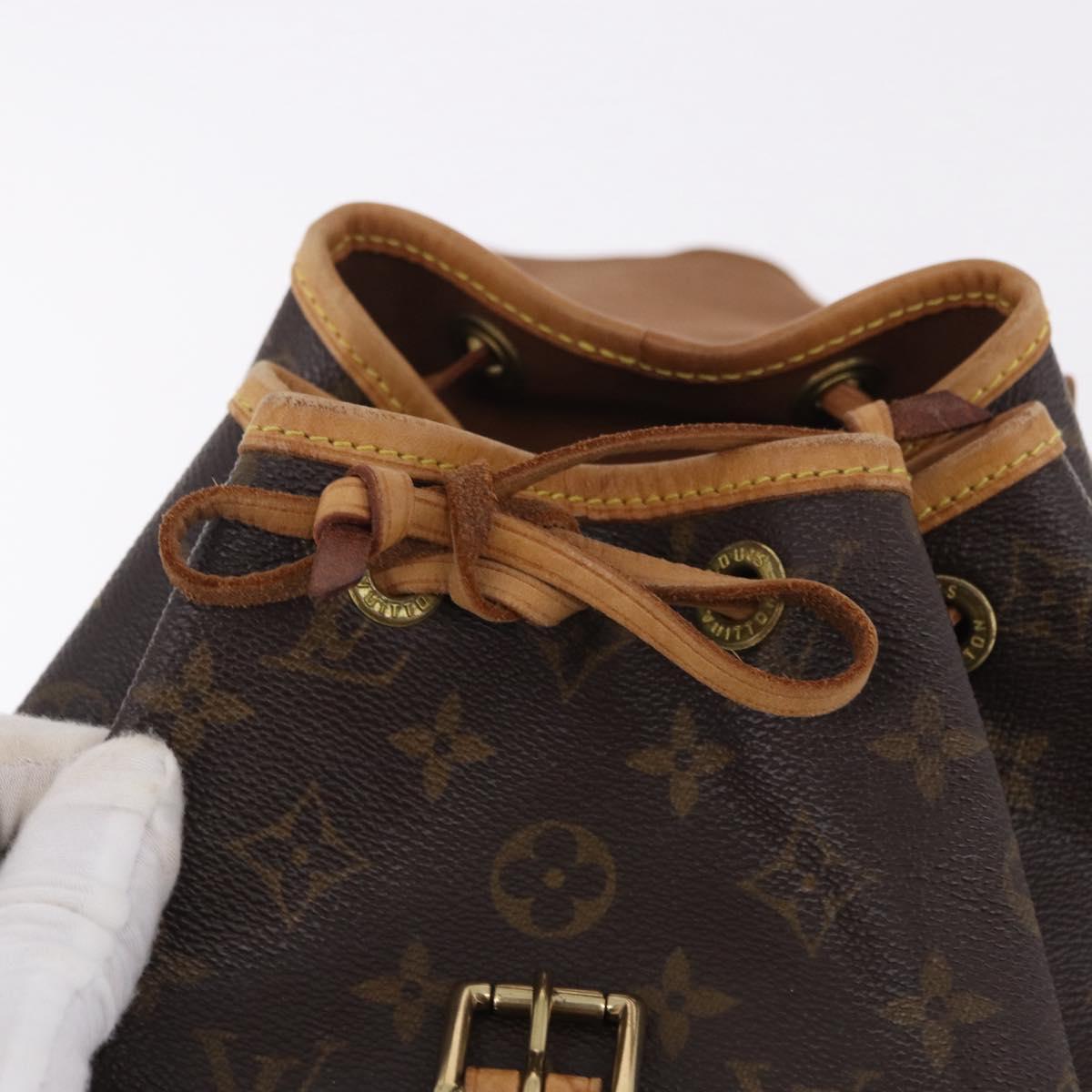 LOUIS VUITTON Monogram Montsouris MM Backpack M51136 LV Auth 195290A